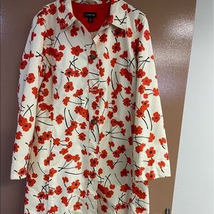 XL Floral Print Raincoat from Lands End